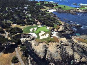 Cypress Point 15th Camo Bunkers